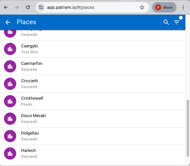 Build a custom view, select place